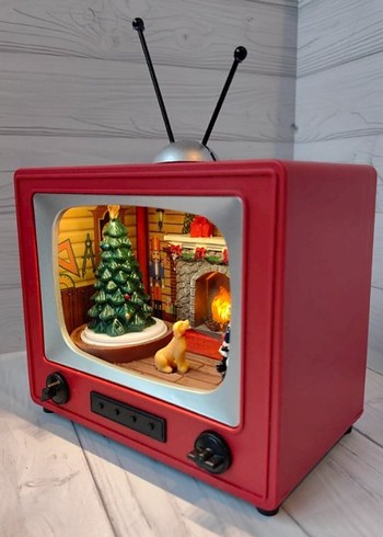 Noel ışıklı müzikli hareketli kutu - Görsel 3