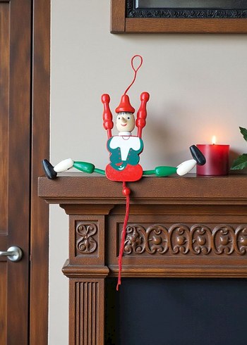 Renkli Ahşap İpli Çekmeli Oyuncaklar - Görsel 2