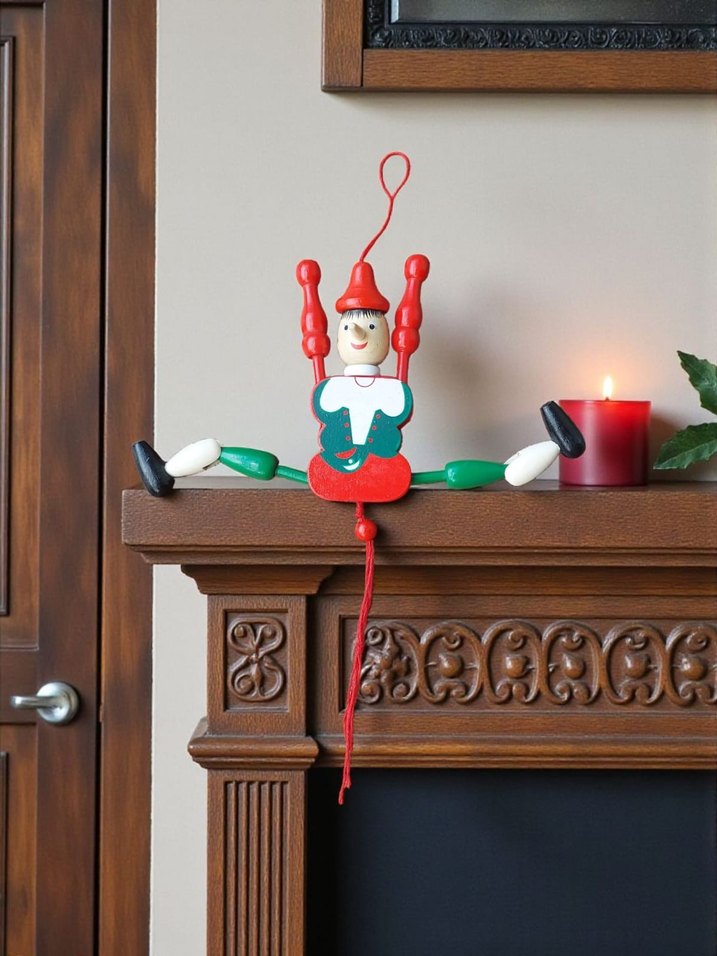 Renkli Ahşap İpli Çekmeli Oyuncaklar - Görsel 2