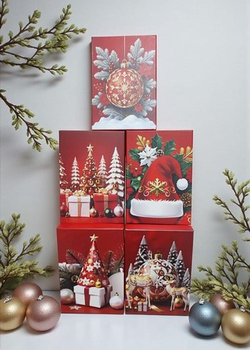 Kırmızı Hediyelik Kutular Seti - Görsel 2