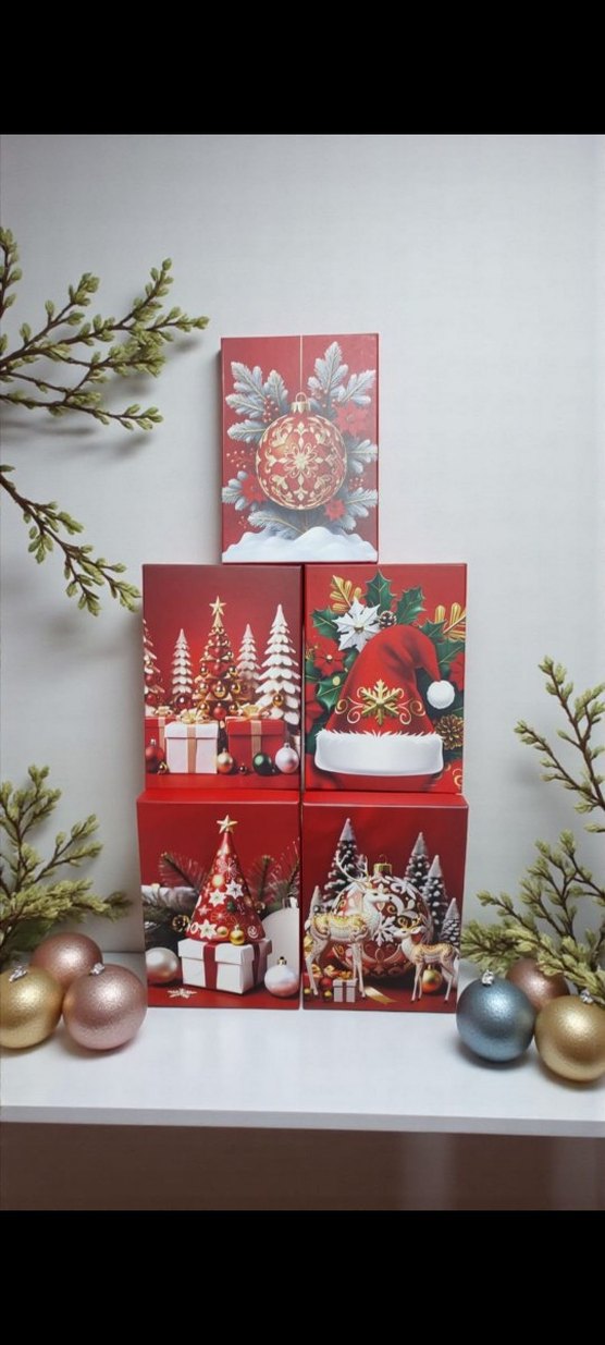 Kırmızı Hediyelik Kutular Seti - Görsel 2