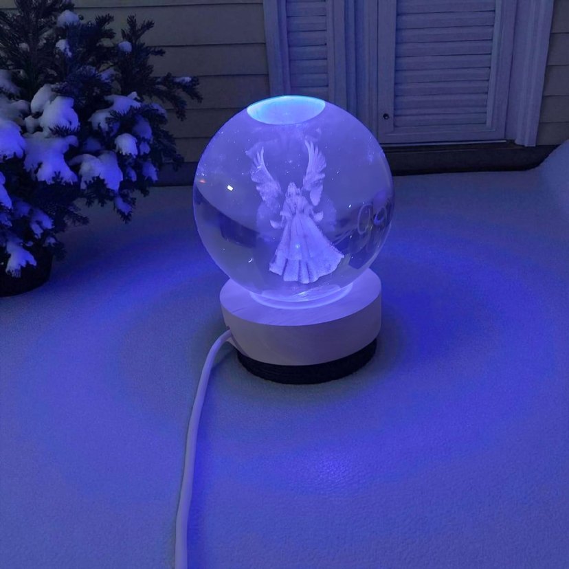 Melek temalı  Dekoratif Küre - Görsel 4