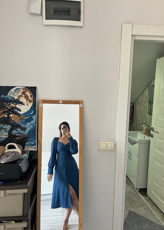 Mavi elbise - Görsel 2