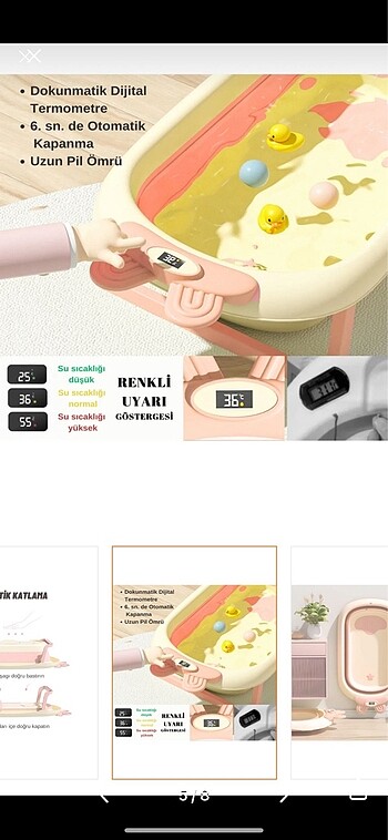 Bebek Banyo Küveti - Görsel 5