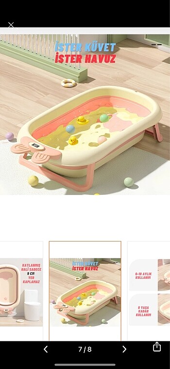 Bebek Banyo Küveti - Görsel 7