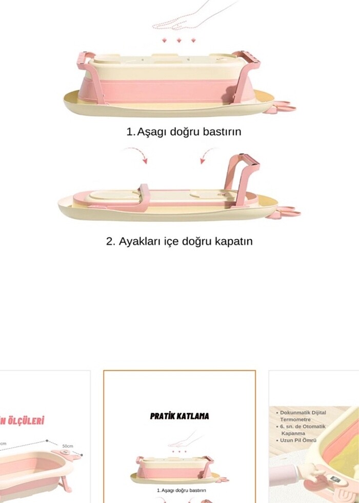 Bebek Banyo Küveti - Görsel 4