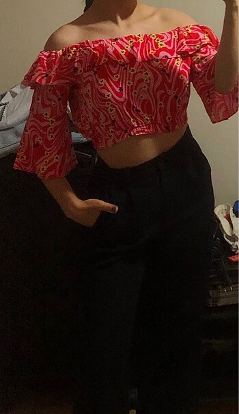 yazlık crop bluz ????