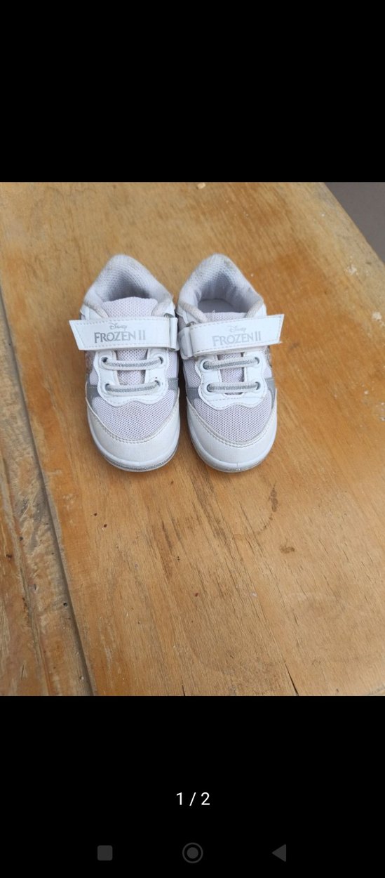 Kız Çocuk Beyaz Gri Frozen Sneaker - Görsel 2