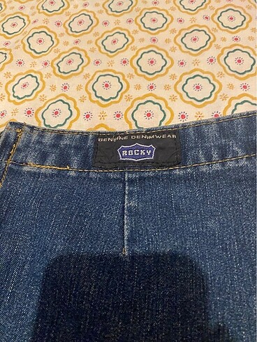 29 Beden mavi Renk Vintage kot etek