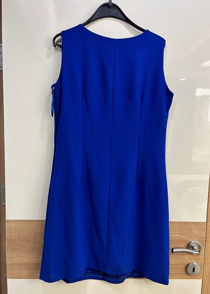 Mavi abiye elbise - Görsel 2