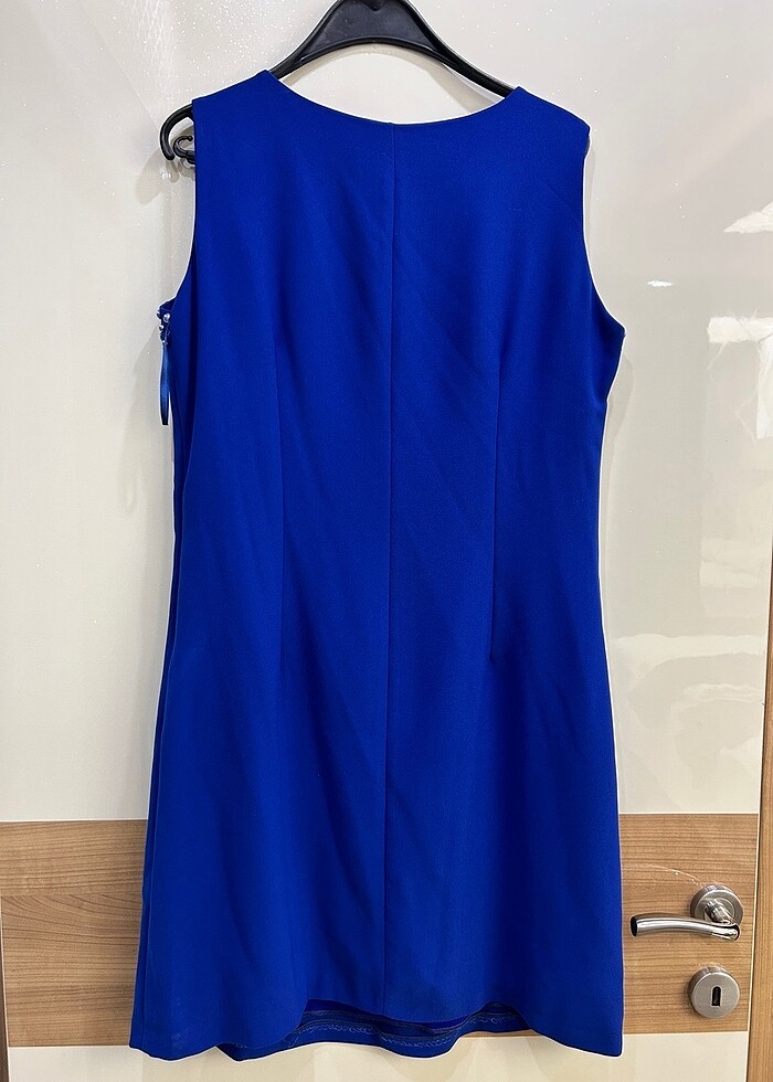 mavi abiye elbise - Görsel 2