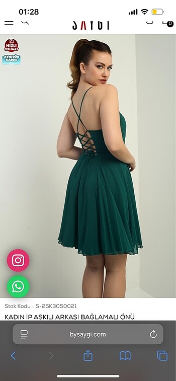 askılı mavi elbise - Görsel 4