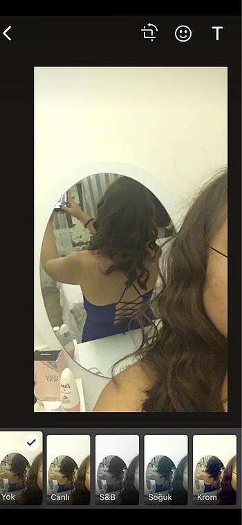 askılı mavi elbise - Görsel 3