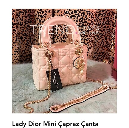 Mini Lady Dior Krem