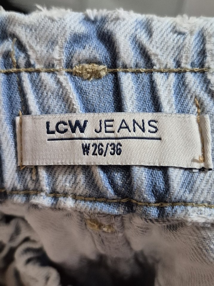 Gri Rahat Kesim Kadın Kot Pantolon - Görsel 2