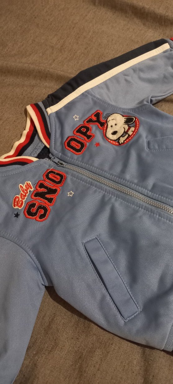 Mavi Bebek Fermuarlı Eşofman Takımı - Görsel 2