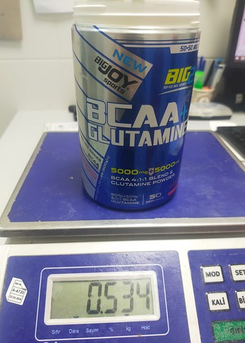 Beden Mavi Parlak BCAA + Glutamin Tozu