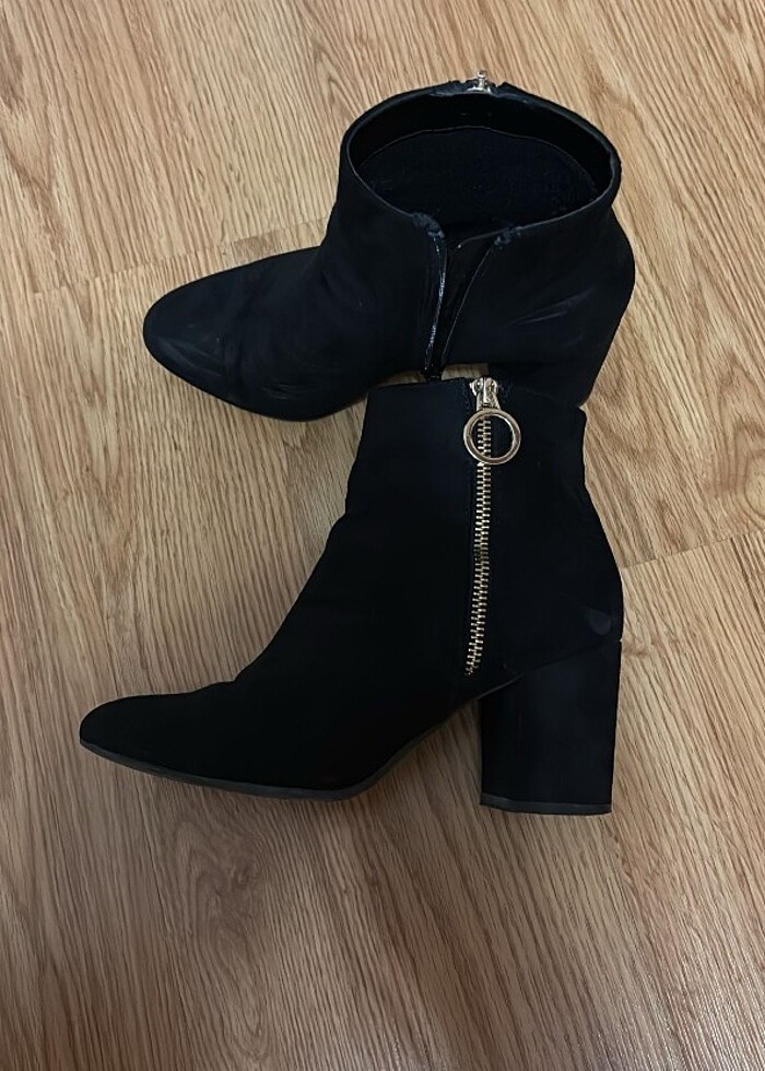 Siyah topuklu bot  - Görsel 2