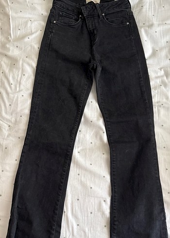 Colins Kadın Siyah Regular Fit Denim Pantolon