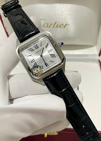 Yeşil Klasik Cartier Erkek Saati - Görsel 2
