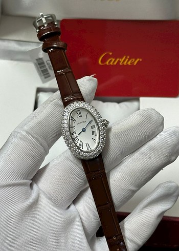 Cartier Klasik Bej Kadın Saati - Görsel 6