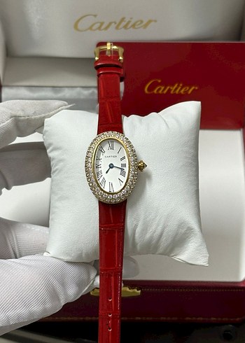 Cartier Klasik Bej Kadın Saati - Görsel 5