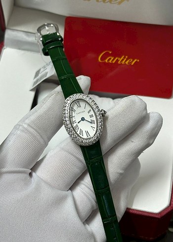 Cartier Klasik Bej Kadın Saati - Görsel 4