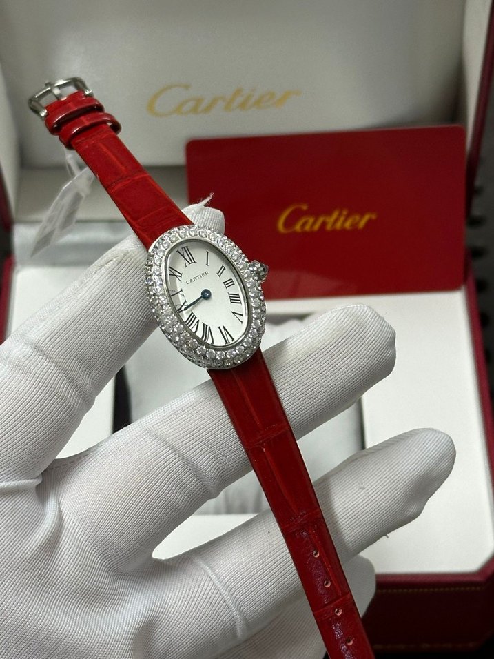 Cartier Klasik Bej Kadın Saati - Görsel 2