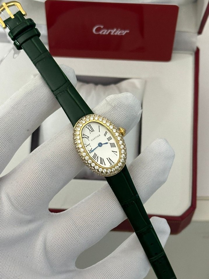 Cartier Klasik Bej Kadın Saati - Görsel 3