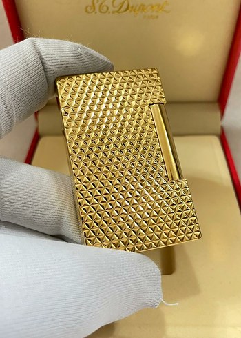 Altın Renk Parlak Desenli Çakmak - Görsel 9