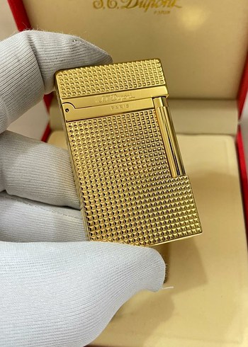 Altın Renk Parlak Desenli Çakmak - Görsel 5