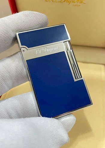 S.T. Dupont Siyah Altın Kaplama Çakmak - Görsel 5