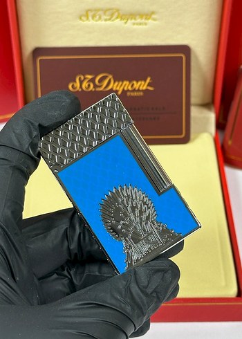 S.T. Dupont Mavi Tasarımlı Çakmak