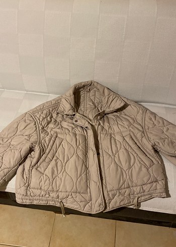 Stradivarius Bej kapitone Kadın Ceket