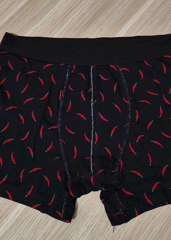 m Beden Erkek Mini Boxer Seti, Desenli, 3 adet