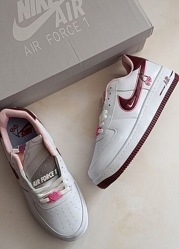 38 Beden bordo Renk NIKE AIR FORCE ?Valentine?s?