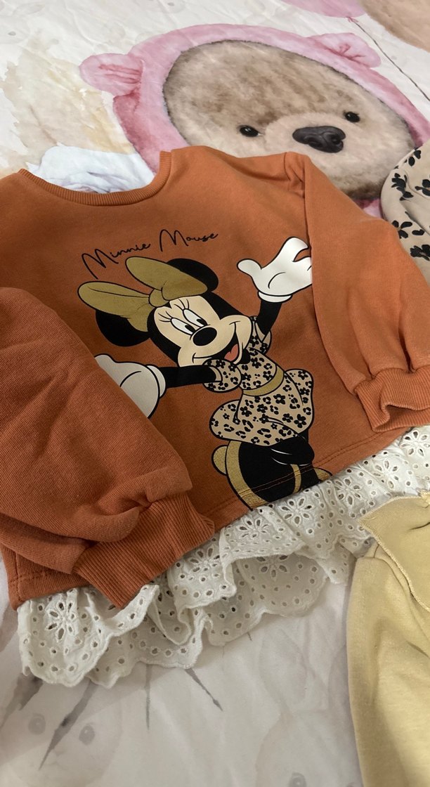 4/5 yaş Uzun kollu kız çocuk sweeatler 4lü fiyattır. - Görsel 3