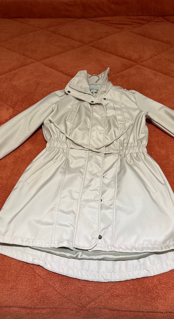 Bej  Düğmeli Midi Kadın Ceket - Görsel 2