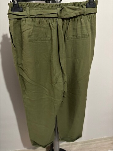 40 Beden yeşil Renk Kadın şalvar model pantalon