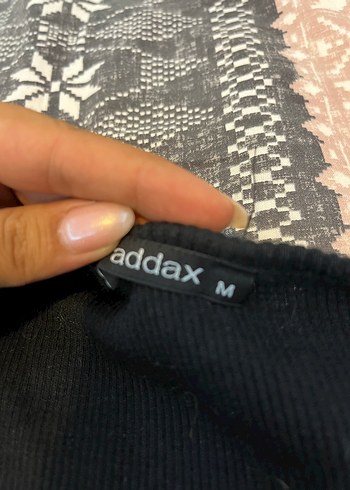 Addax Siyah Uzun Kollu Triko Elbise