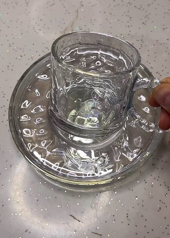 Beden Cam Fincan ve Tabak Seti