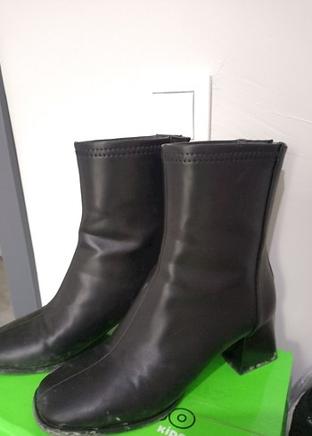 Orijinal marjin topuklu bot - Görsel 3