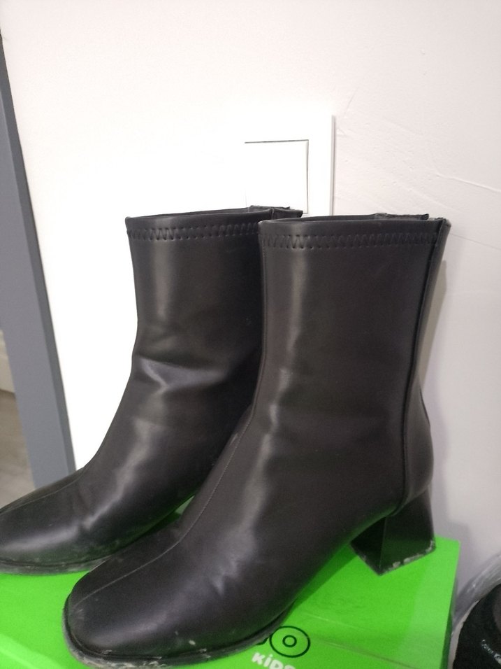 Orijinal marjin topuklu bot - Görsel 3