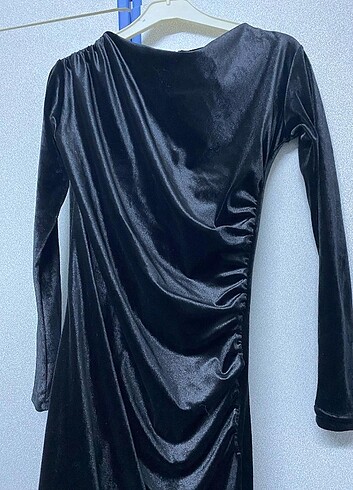 Kadife elbise - Görsel 2