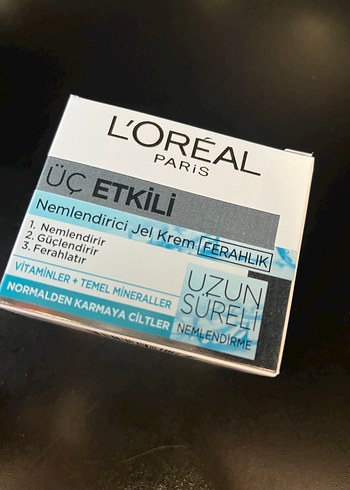 L'Oréal Üç Etkili Nemlendirici Jel Krem