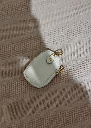 Dior Dior beyaz deri Yılan Desenli mini cüzdan