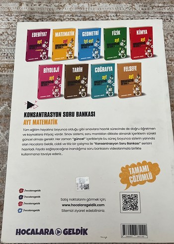 AYT Matematik Konsantrasyon Soru Bankası