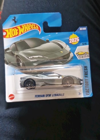 Beden Hot Wheels Ferrari SF90 Stradale Gri Oyuncak Araba