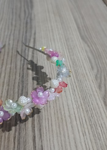 Boncuklu Pastel Renkli Kadın Saç Aksesuarı