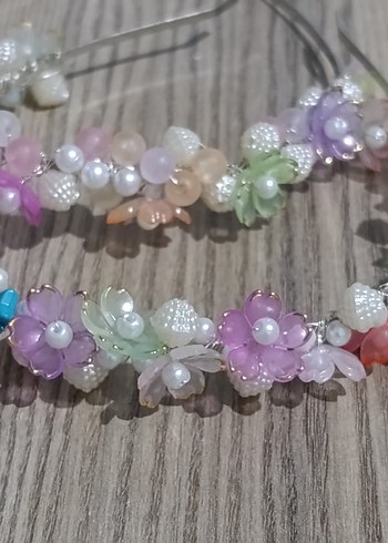  Beden Boncuklu Pastel Renkli Kadın Saç Aksesuarı